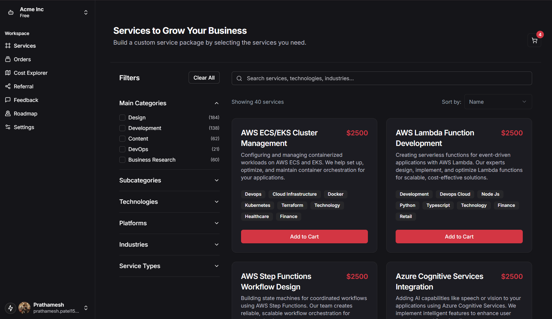 Dashboard Preview
